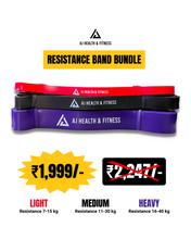 Load image into Gallery viewer, AJ Health & Fitness resistance band bundle