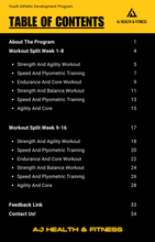 Load image into Gallery viewer, AJ HEALTH & FITNESS Youth Athletic Development Training Program
