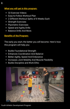 Load image into Gallery viewer, AJ HEALTH & FITNESS Youth Athletic Development Training Program