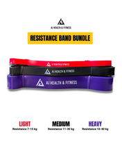 Load image into Gallery viewer, AJ Health & Fitness resistance band bundle