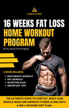 Load image into Gallery viewer, Fat loss home workout e-book