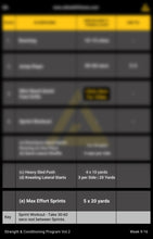 Load image into Gallery viewer, Strength & Conditioning Program Vol.2
