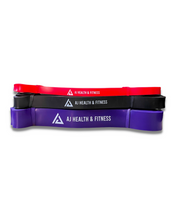 Load image into Gallery viewer, AJ Health &amp; Fitness Resistance Bands Bundle
