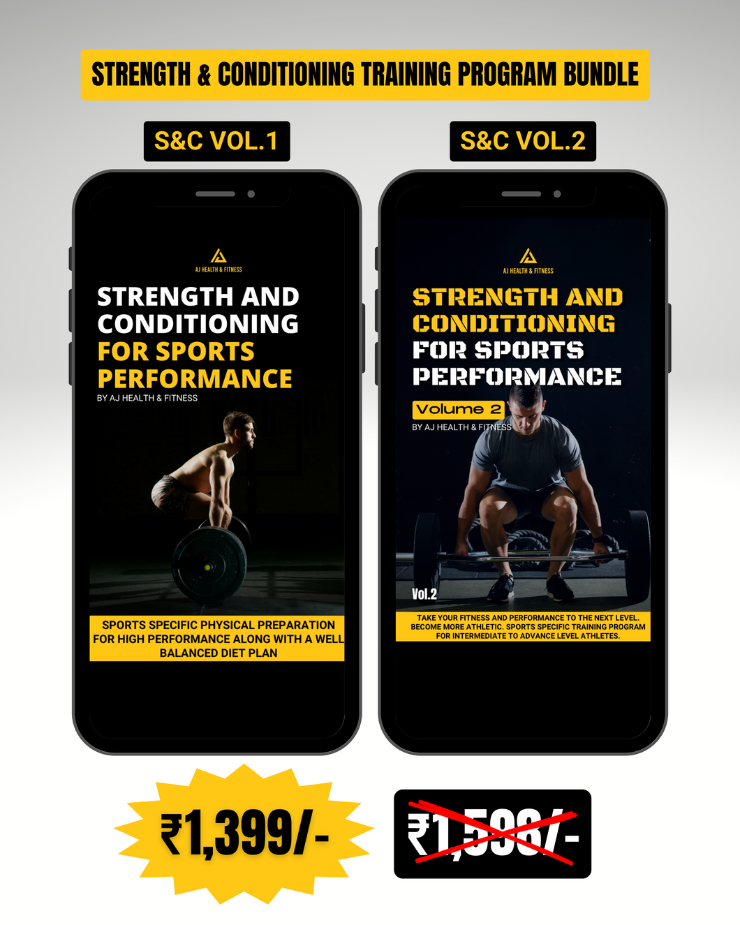 Strength & Conditioning Training Program Vol.1 & Vol.2 Bundle