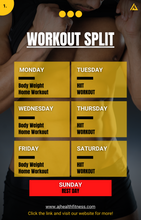 Load image into Gallery viewer, AJ Health &amp; Fitness E-Book workout split
